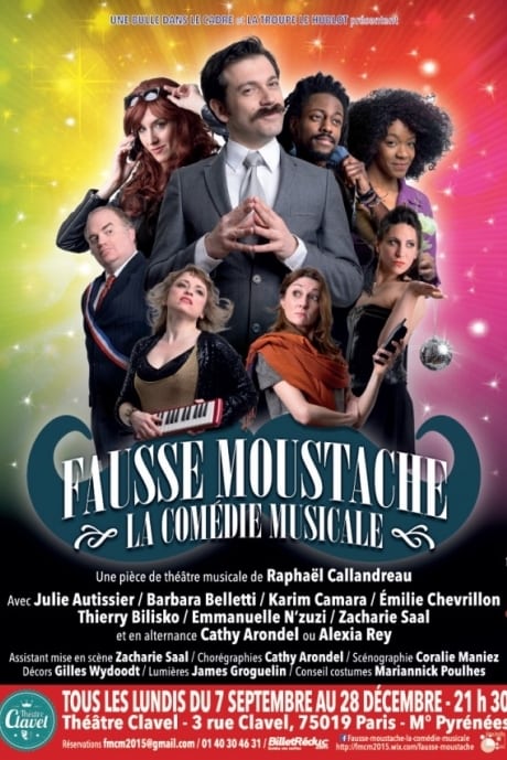 Fausse Moustache au Théâtre Clavel