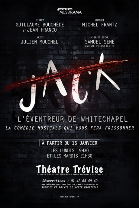 Jack, l'éventreur de Whitechapel débarque au théâtre Trévise