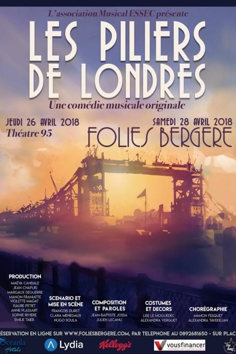 Les Piliers de Londres, le nouveau spectacle de Musical ESSEC