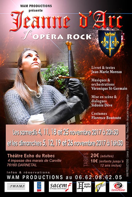 Jeanne d’Arc, l’Opéra Rock