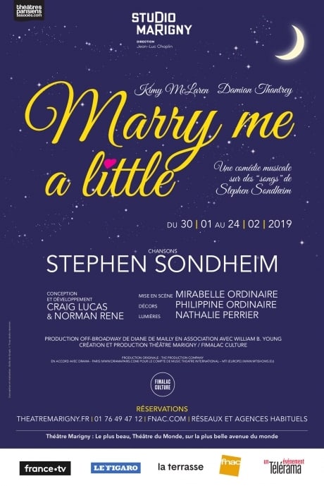 Marry Me A Little au Théâtre Marigny