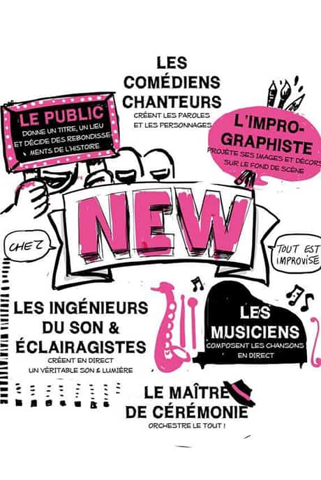 New, la comédie musicale improvisée, fête ses 10 ans à Bobino