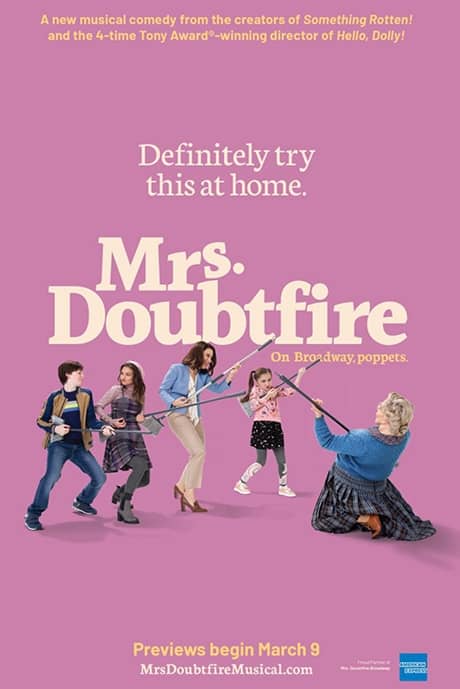 Mrs Doubtfire bientôt en comédie musicale par les auteurs de Something Rotten