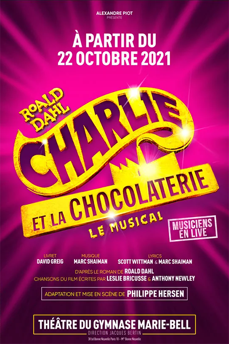 Charlie et la Chocolaterie repoussé au mois de décembre à Paris