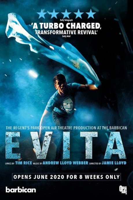La comédie musicale Evita sera de retour à Londres en 2020
