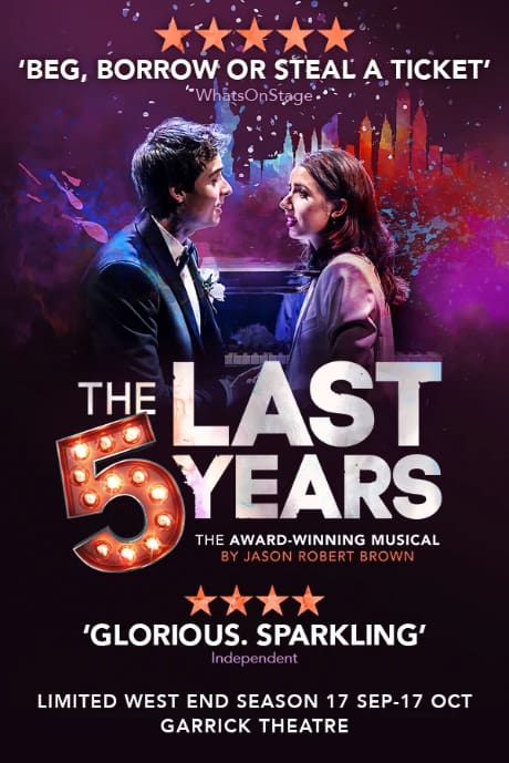 The Last Five Years arrive dans le West End de Londres à l'automne 2021