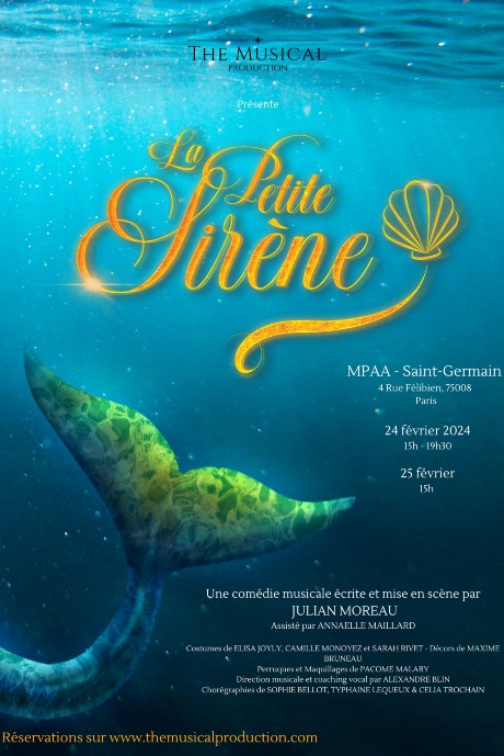 La Petite Sirène dans deux théâtres à Paris