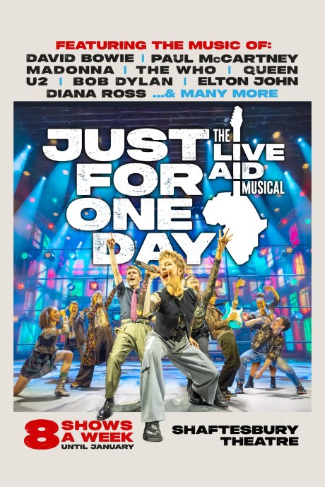 La comédie musicale Just For One Day, sur le Live Aid, de retour à Londres